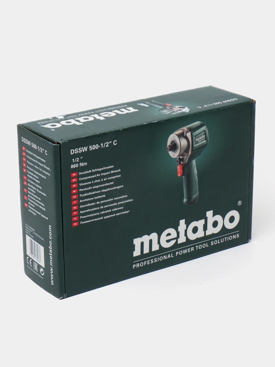 Pnevmatik zarba gayka burg'ich Metabo DSSW 500-1/2"
