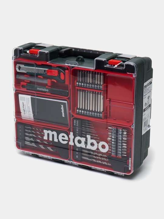 Akkamulyatorli burg'ulash drel Metabo Powermaxx BS Basic Set, to'plam