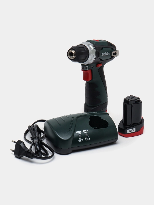 Аккумуляторная дрель шуруповерт Metabo Powermaxx BS Basic Set, набор - 
