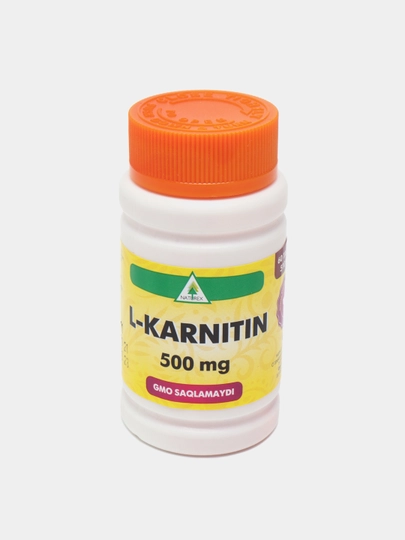 L-карнитин Naturex, 500 мг, 60 капсул - 