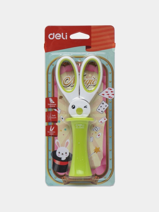 Qopqoqli qaychi Deli 6065