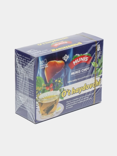 Чай Munis желчегонный, 20 пакетиков — MUNISC-ЖЕЛЧЕГ