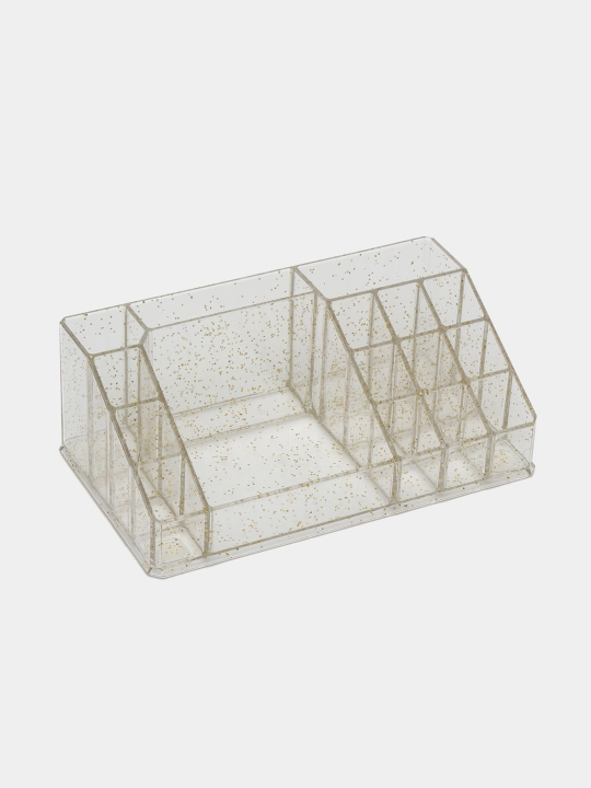Органайзер для косметики LÄTT LIV, 16 отделений, 22,3×12,7×8 см, прозрачный