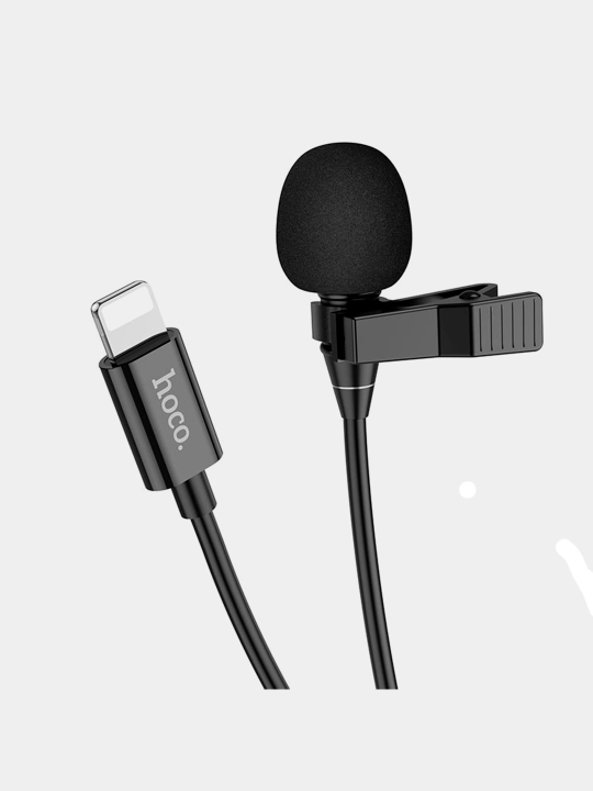 Simli mikrofon Hoco L14 Apple Lightning, ulagich uchun 