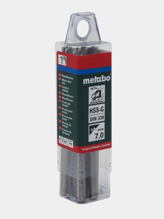 Сверло по металлу, Metabo 5 HSS-G, 7*109 ММ, 1 шт - 