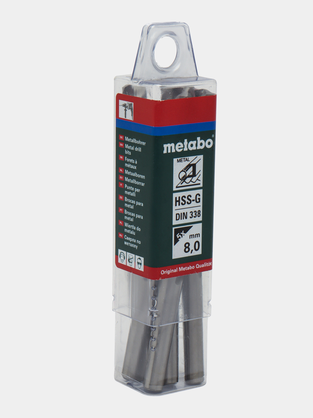 Metall uchun burg'ulagich Metabo 5 HSS-G, 8,0X117 mm, 1 dona - 