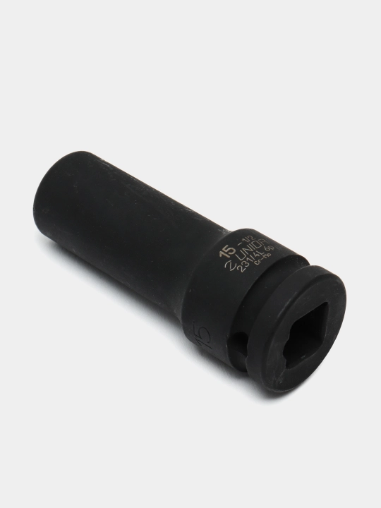 Boshi qisqa tomoni Unior, zarba, olti burchakli, uzunlashtirilgan, 1/2" - 231/4L, 15 mm