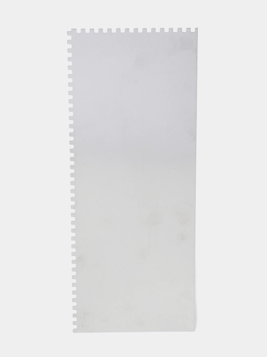 Shpatel tishli Dekor, zanglamaydigan po'lat, 120 mm va 300 mm