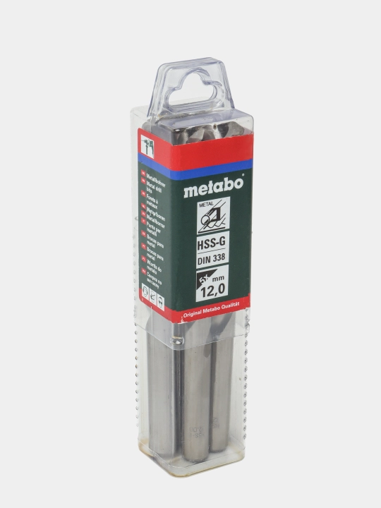 Сверла для метала Metabo HSS-G 12 * 151 мм, 1 шт