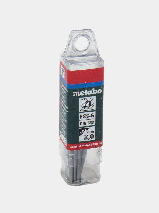 Metall uchun parma Metabo 10 HSS-G 2,0X49 ММ, 1 dona