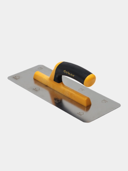 Dekor suvoq uchun radiusli shpatel, zanglamaydigan po‘lat, 120 mm x 300 mm - 