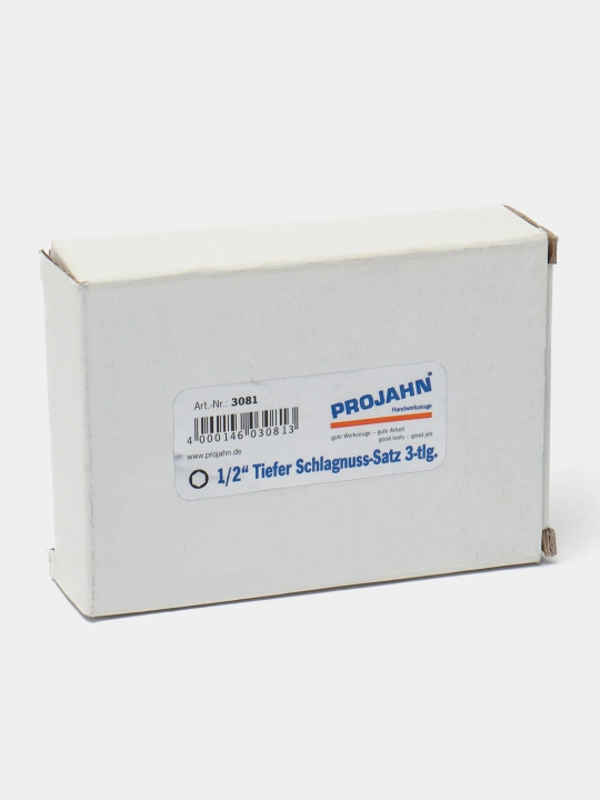 Набор глубоких ударных головок Projahn 1/2", 17-21 мм, 3 шт
