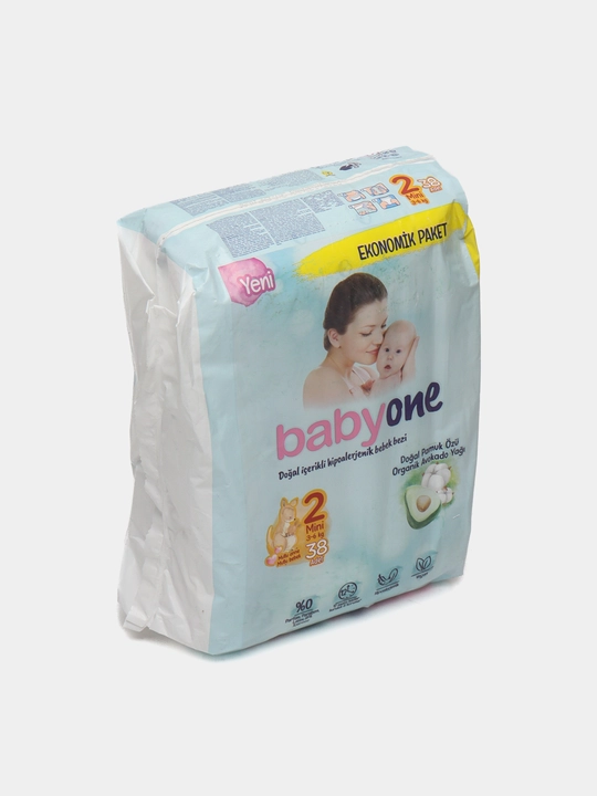 Детские подгузники Babyone Mini Eco, 38 * 2