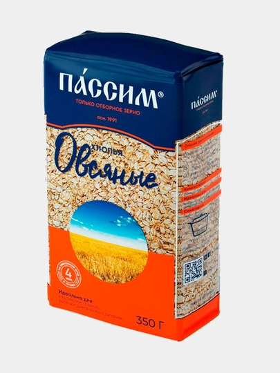 Овсяные хлопья Passim, 350 г — JUPITER-ОВСЯНЫЕ