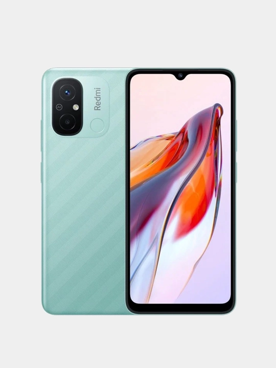 Смартфон Xiaomi Redmi 12C 4+128 ГБ, 4+64 ГБ, с основной камерой 50 МП