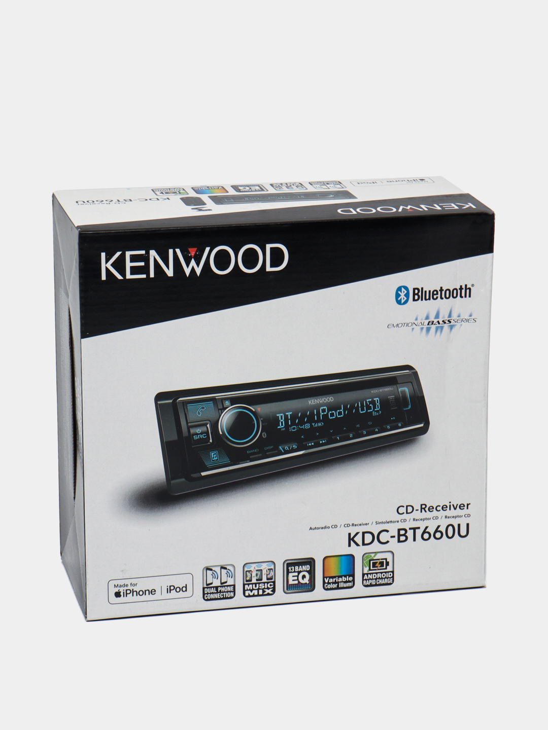 Автомагнитола Kenwood KDC-BT660U, с технологией Bluetooth купить по низким  ценам в интернет-магазине Uzum (241881)