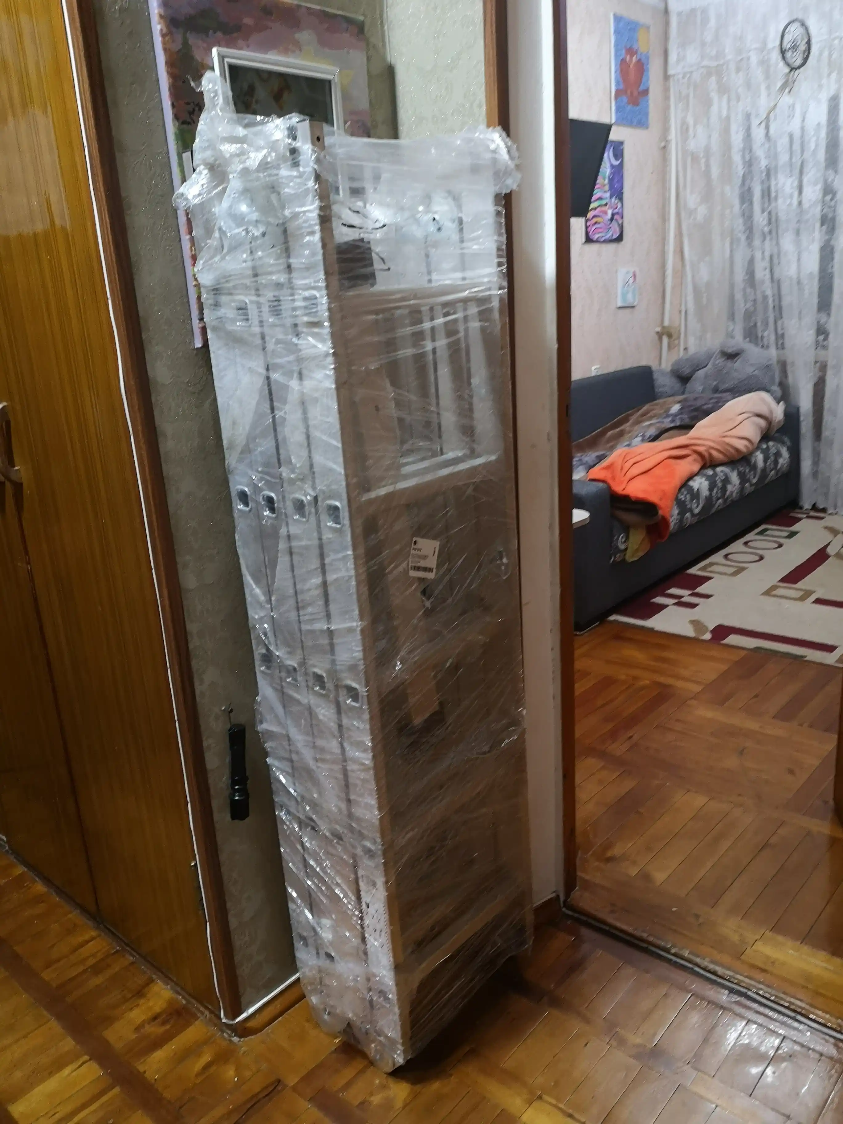 Лестница трансформер Perilla профессиональная, шарнирная, 4 секции, 5 ступеней, 5.74 м