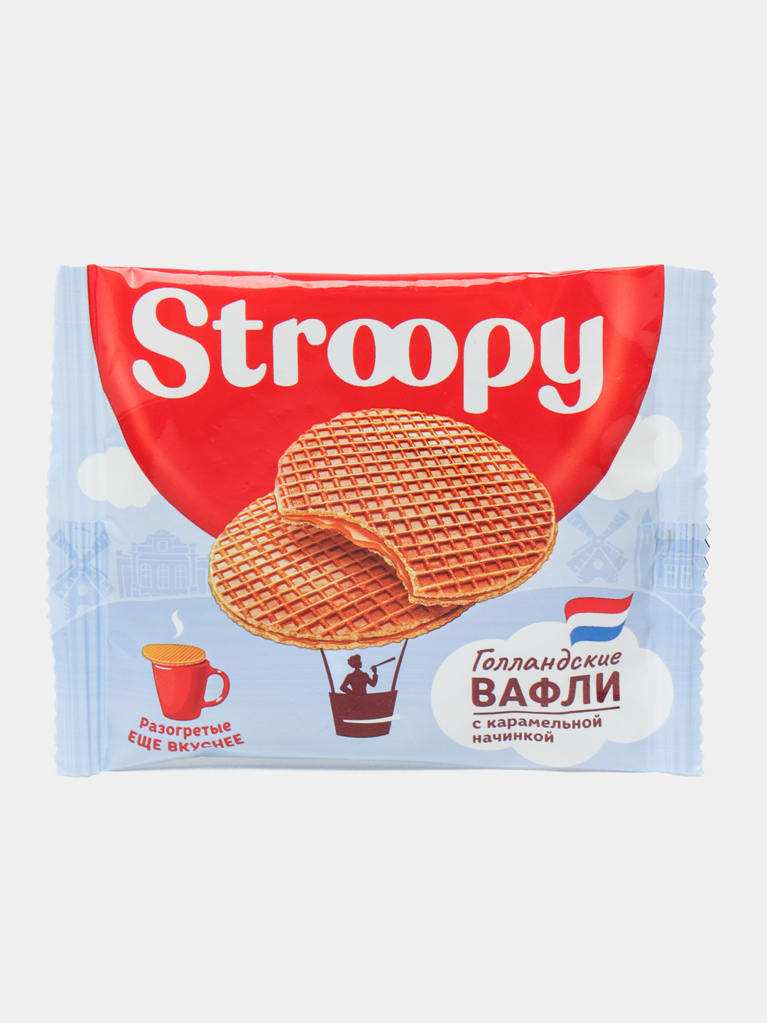 Купить Голландские Вафли Stroopy с карамельной начинкой 30г за 4000 сум ...