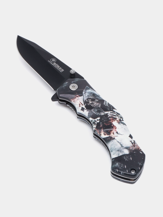 Buklanadigan Boker pichog'i, klassik pichoq shakli va po'lat tutqichli HCG - 