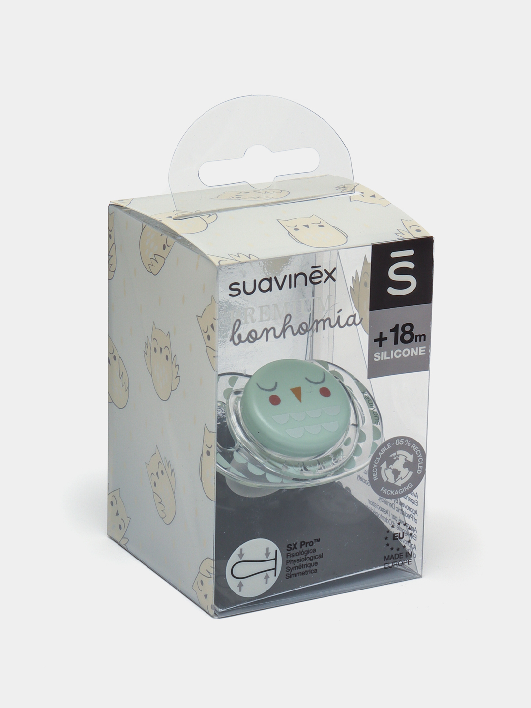 Пустышка Suavinex Feather, силиконовая, с 18 месяцев купить по низким ...