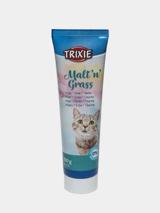Паста для выведения шерсти из желудка TRIXIE мальт паста с травой, 100 г