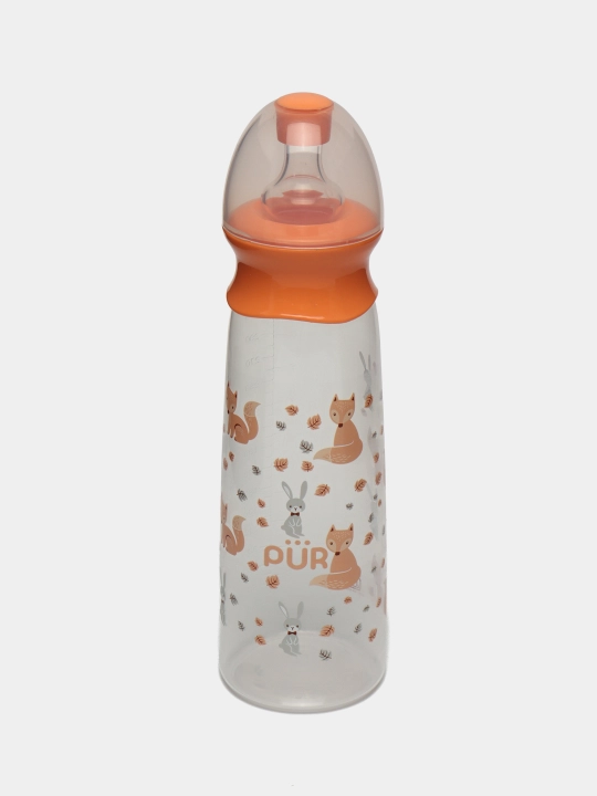 Oziqlantirish butilka Pur 1103Pur Vari Flow, silikon so'rg'ich bilan, 11 untsiya, 330 ml