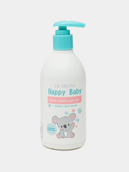Жидкое мыло детское Liv Delano Happy Baby с первых дней жизни 0+, 300 мл