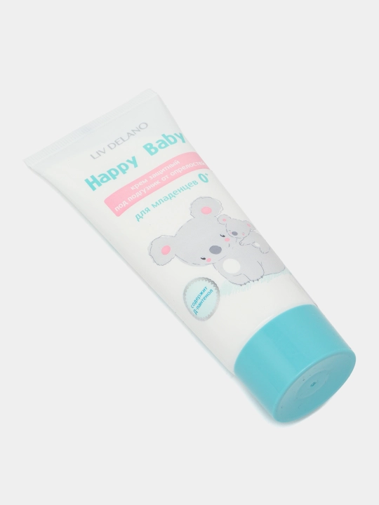 Taglik ostida himoya kremi Liv Delano Happy Baby, bolaning ilk kunlaridan boshlab, 75 ml