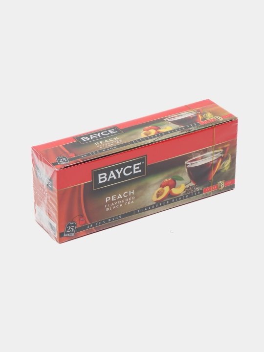 Qora choy Bayce Peach TB Zarfsyz, 25 paketcha