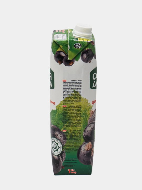 Sharbat Sochnaya Dolina Qora qorag'at, 1 litr