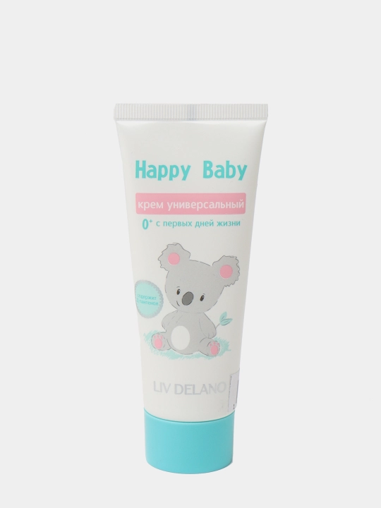 Крем универсальный Happy Baby, с первых дней жизни, для детей 0+, 75 мл, уход за кожей