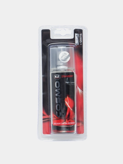 Автомобильный освежитель воздуха K2 COSMO, 2 в 1 — K2SHOP-COS1234-КРАСН