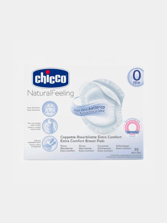 Ko'krak yostiqchalari Chicco, 30 dona - 