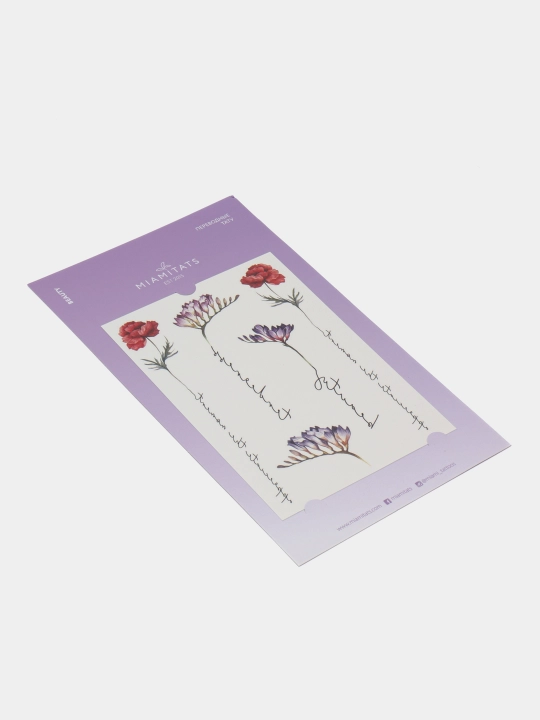 Переводные тату Miamitats Beauty (middle)