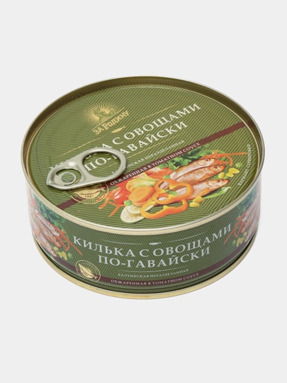Килька балтийская обжаренная с овощами и в томатном соусе по-гавайски, 240 г — MISTRAL-MIS0022