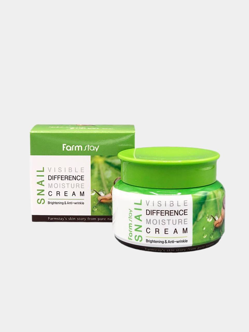 Крем для лица Farm stay Snail visible difference Moisture Cream. Крем для лица увлажняющий с муцином улитки, 100г, Farmstay. Farmstay Snail visible difference Moisture Cream увлажняющий крем с улиточным муцином 100 мл. Farm stay крем для лица с улиткой 100 мл.