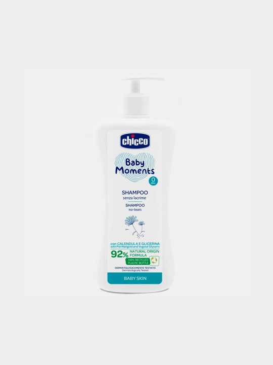 Шампунь без слез Chicco Baby Moments, 0 месяцев +, 500 мл