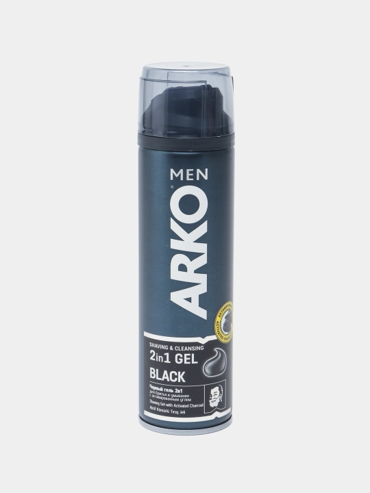 Gel soqol olish uchun Arko Men, qora, 200 ml - 