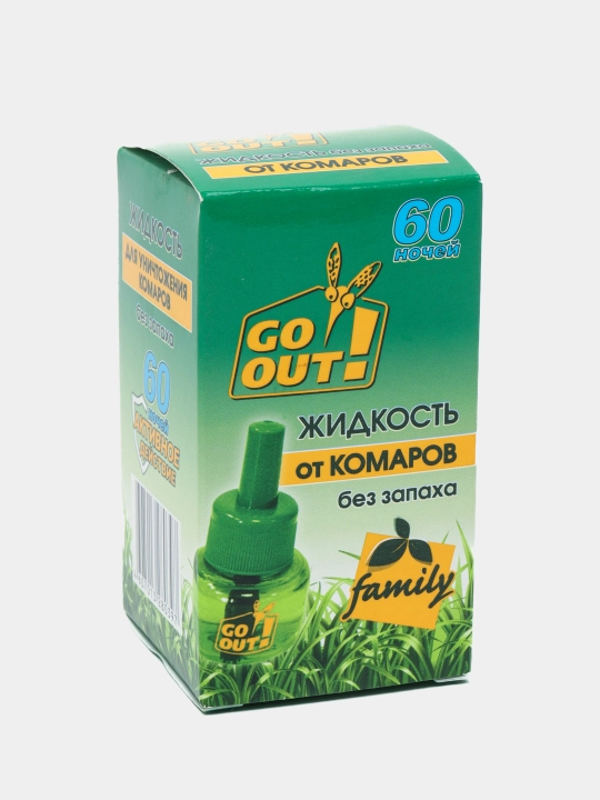 Chivinga qarshi vosita elektr fumigator uchun Go Out, hidsiz, 60 tun 30 ml