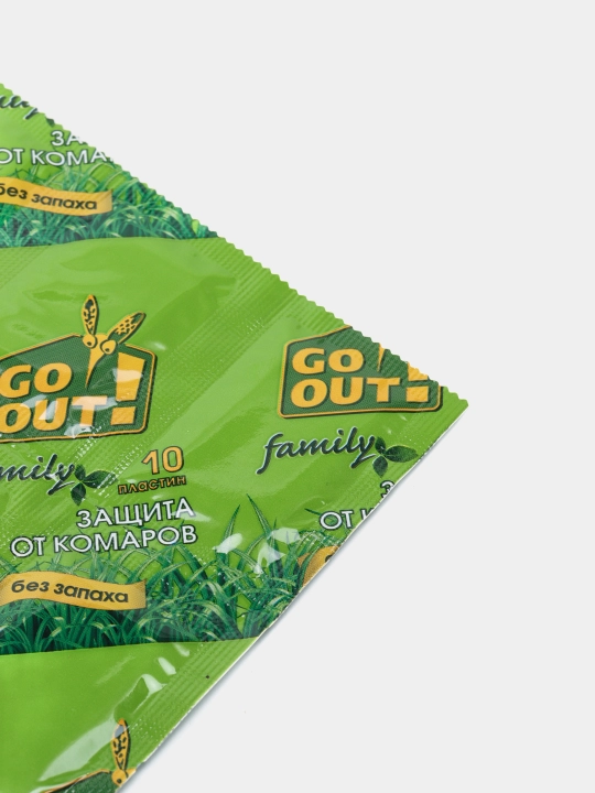 Chivinga qarshi plitalar Go Out hidsiz, 10 dona