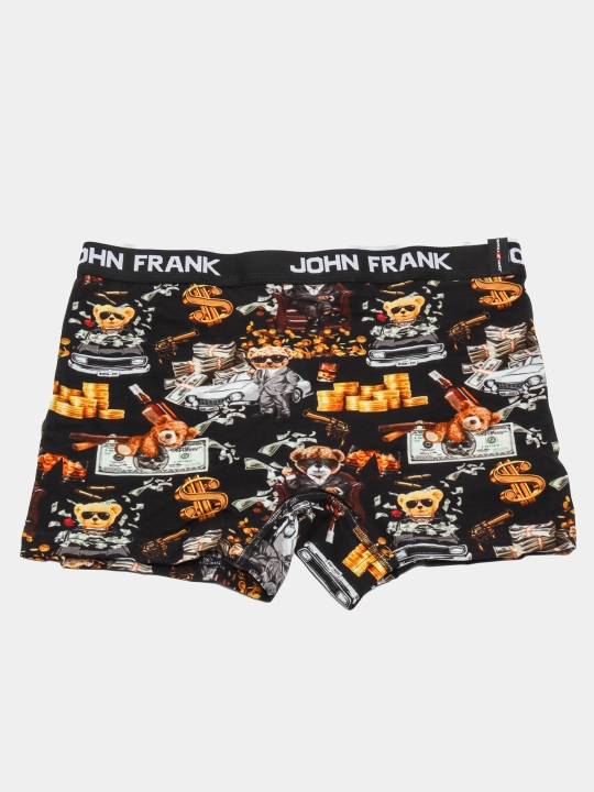 Мужские трусы John Frank боксеры, из хлопка для мужчин, S-XXL, JFBD336