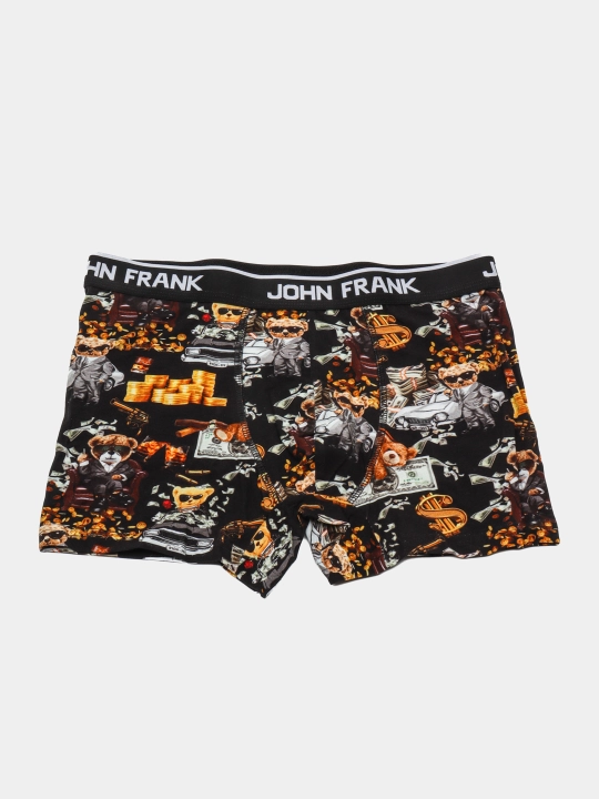 Мужские трусы John Frank боксеры, из хлопка для мужчин, S-XXL, JFBD336