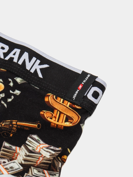 Мужские трусы John Frank боксеры, из хлопка для мужчин, S-XXL, JFBD336