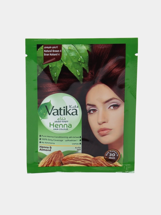 Хна Vatika Natural Brown, 60 г - 