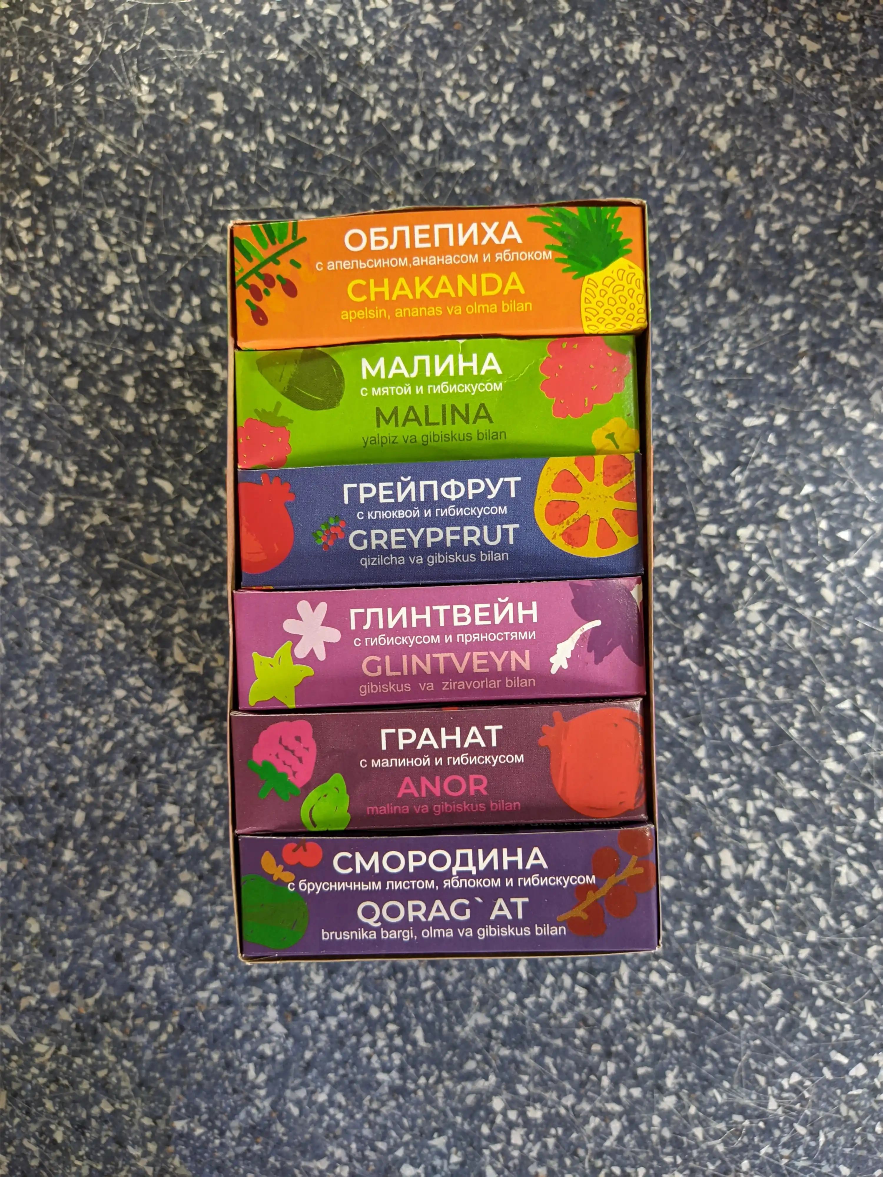 FruteaBar choy to‘plami, 6 xil