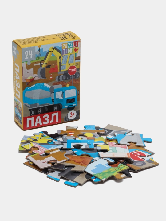 Pazl "Katta qurilish", 24 element