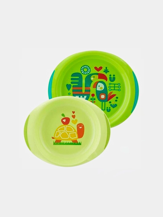 Набор тарелок для детей Chicoo Easy Feeding 12 месяцев+