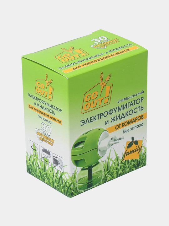 Chivinga qarshi 30 kechalik hidsiz himoya elektrofumigator Go Out