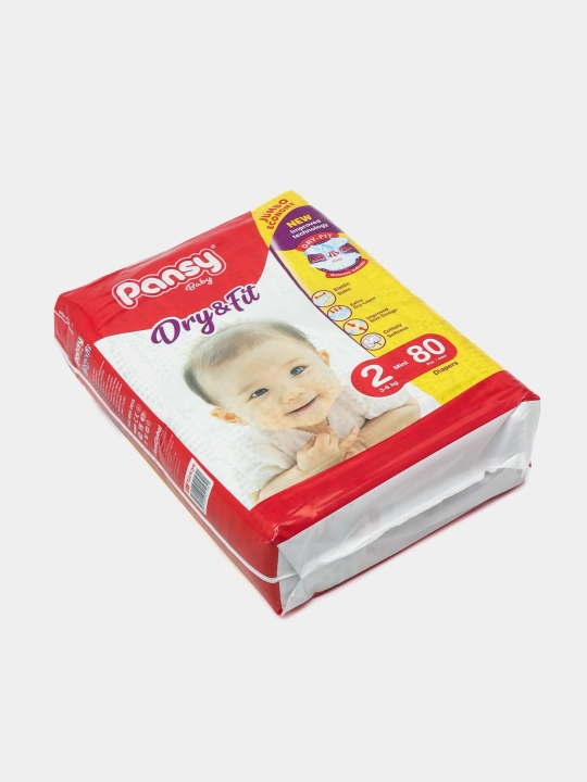 Подгузники Pansy Jumbo Mini 2, 80 шт