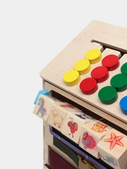 Игровая доска Бизиборд 40x30 см 